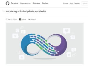 Introducing unlimited private repositories